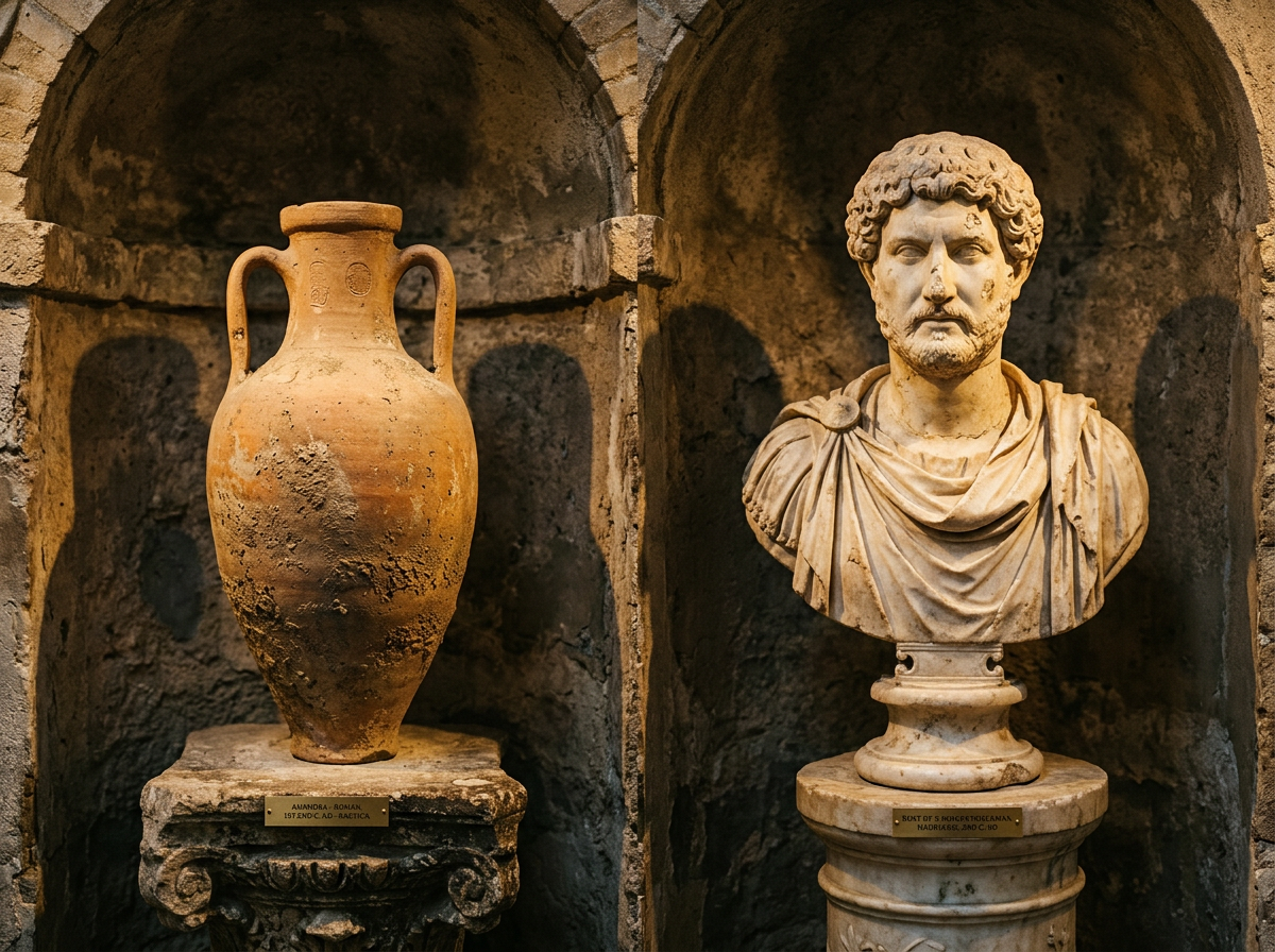 Antiquarium con reperti della Villa di Domiziano nei Giardini Barberini