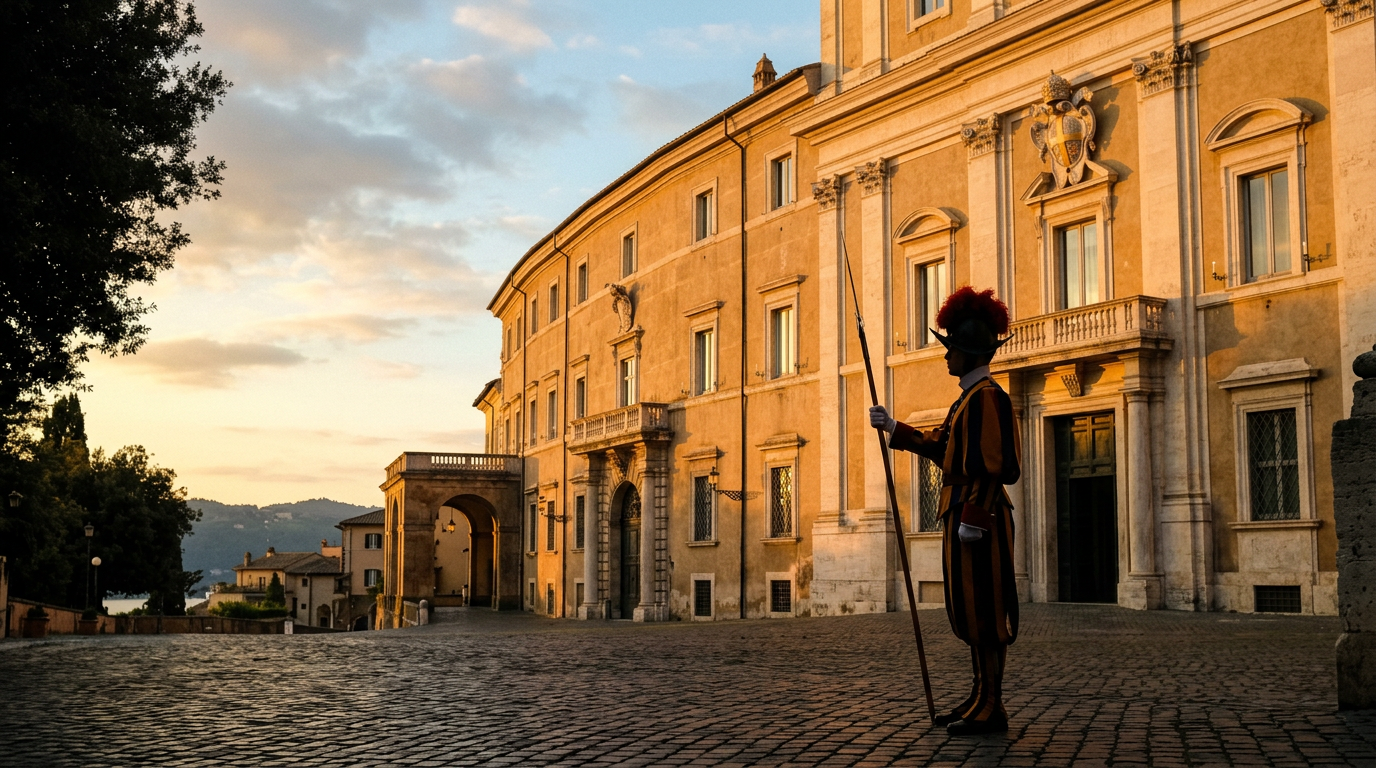 Pope Leo XIV returns to Castel Gandolfo