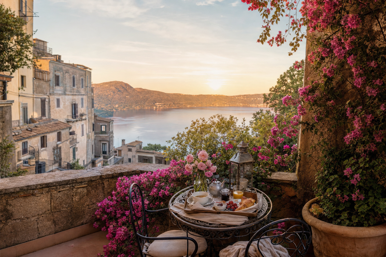Atlantis Inn B&B — suite con terrazzo panoramico sul lago