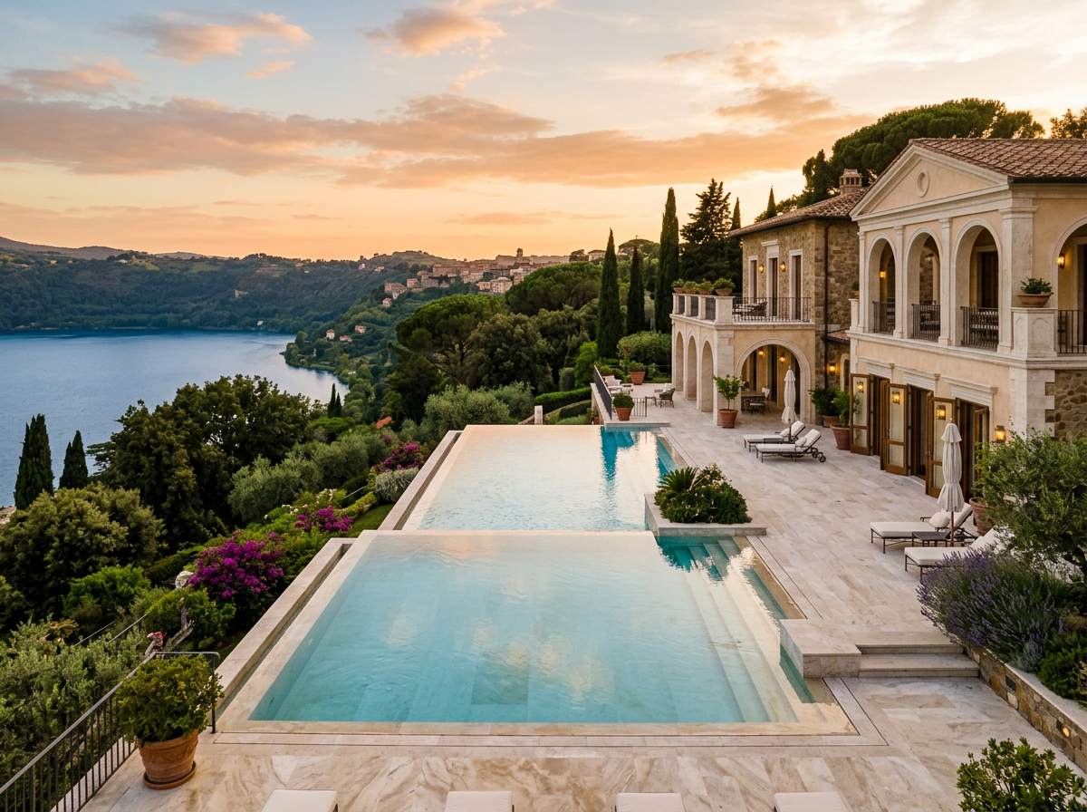 Villa Pocci — guest house con due piscine e terrazza vista lago